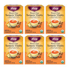 Tea Honey Chai Turmeric Vitality Tea - 16 Tea Bags per Pack (6 Packs) - Organic 