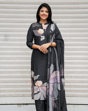 Sun Fashion And Lifestyle Kurta Pant Dupatta Set Indian Ethnic Salwar Kameez