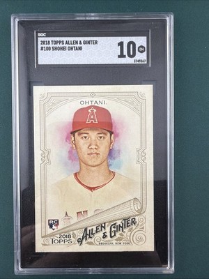 2018 Topps Allen & Ginter #100 Shohei Ohtani RC  SGC 10 Gem Mint