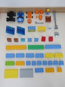 LEGO DUPLO 3299 Scrambler & Dizzy 3596 Bob the Builder Set