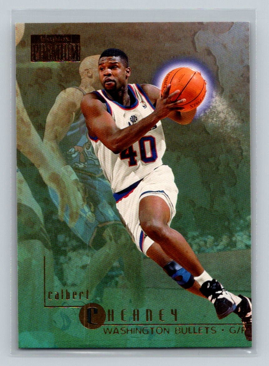 1996-97 SkyBox Premium #126 Calbert Cheaney Washington Bullets Basketball Card
