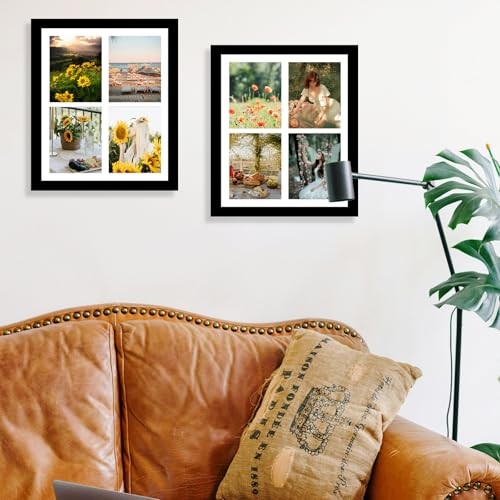 12x16 Picture Frame, 5x7 Collage Frame, Display 4 Pcs 5x7 Photos or 12x16 - Picture 2 of 7