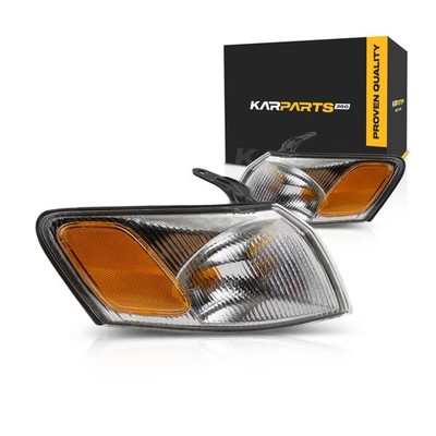 For 1997 1998 1999 Toyota Camry Front Signal Light Pair DOT Sedan TO2530126