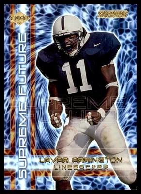2000 Co. Edge Supreme Supreme Future Penn State Lavar Arrington #Sf10 /100