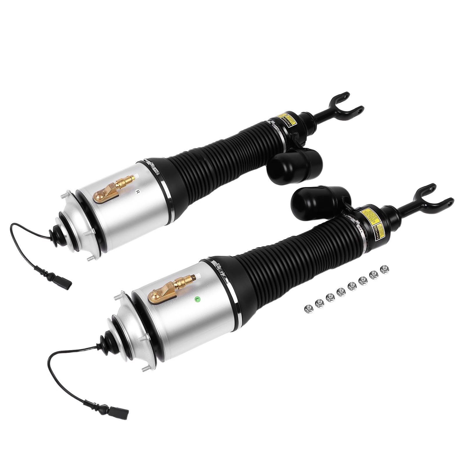 2x Front Strut Air Suspension Shock Absorber For VW Phaeton Bentley Continental