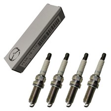 OEM 4 For Mazda 3-6 Spark Plugs PE5R-18-110 ILKAR7L11 CX-3 CX-30 CX-5 MX-5 Miata