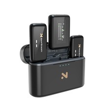 Wireless Lavalier Microphone for iPhone/Android/DSLR/Camera/PC, Wireless Lape...