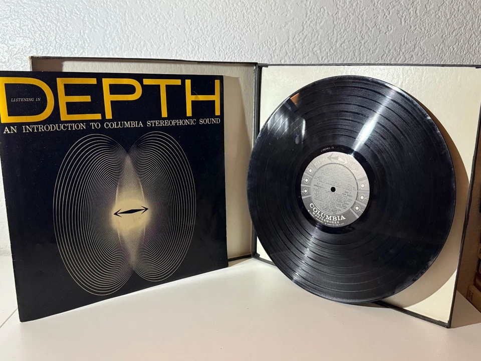 Listening In Depth – Columbia Stereophonic Sound LP VG+ 1958 Demo Sampler - Image 2 of 4