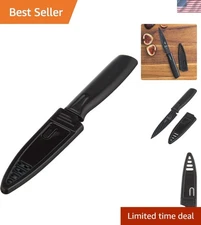 Mercer Culinary Non-Stick Paring Knife 4-Inch ABS Sheath - Effortless Precision