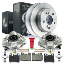 Bremssättel Bremsscheiben Bremsbeläge hinten für Mercedes-Benz 190 W201 Coupe