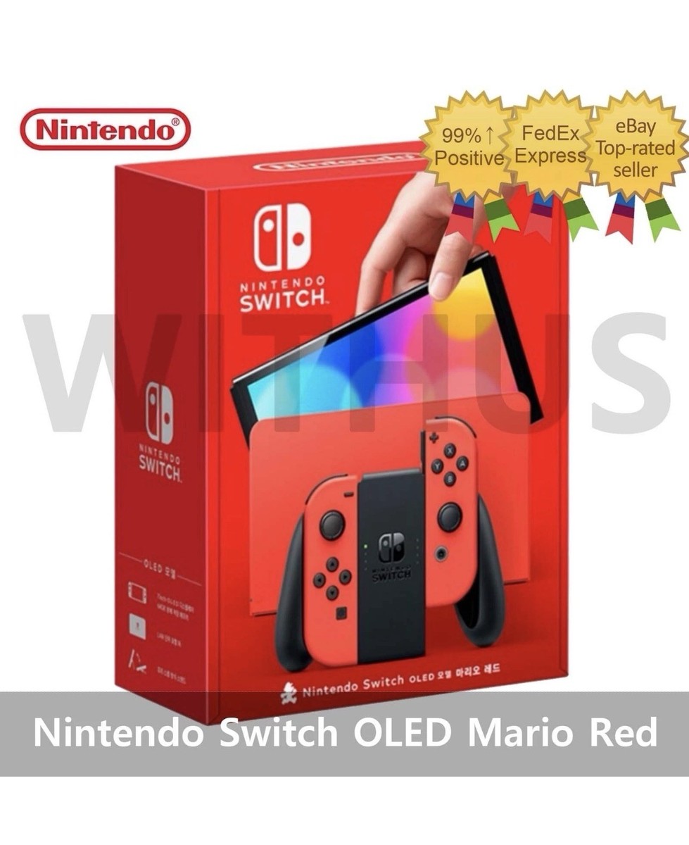 Nintendo Switch OLED Super Mario RED Limited Edition Gaming