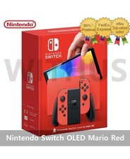 Nintendo Switch OLED Super Mario RED Limited Edition Gaming Console NEW SEALED