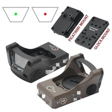 Mira de punto rojo verde M1 reflectante superior emisor abierto holográfica para mira telescópica Glock
