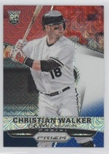 2015 Panini Prizm Red White & Blue Mojo Prizm Christian Walker #180 1q8