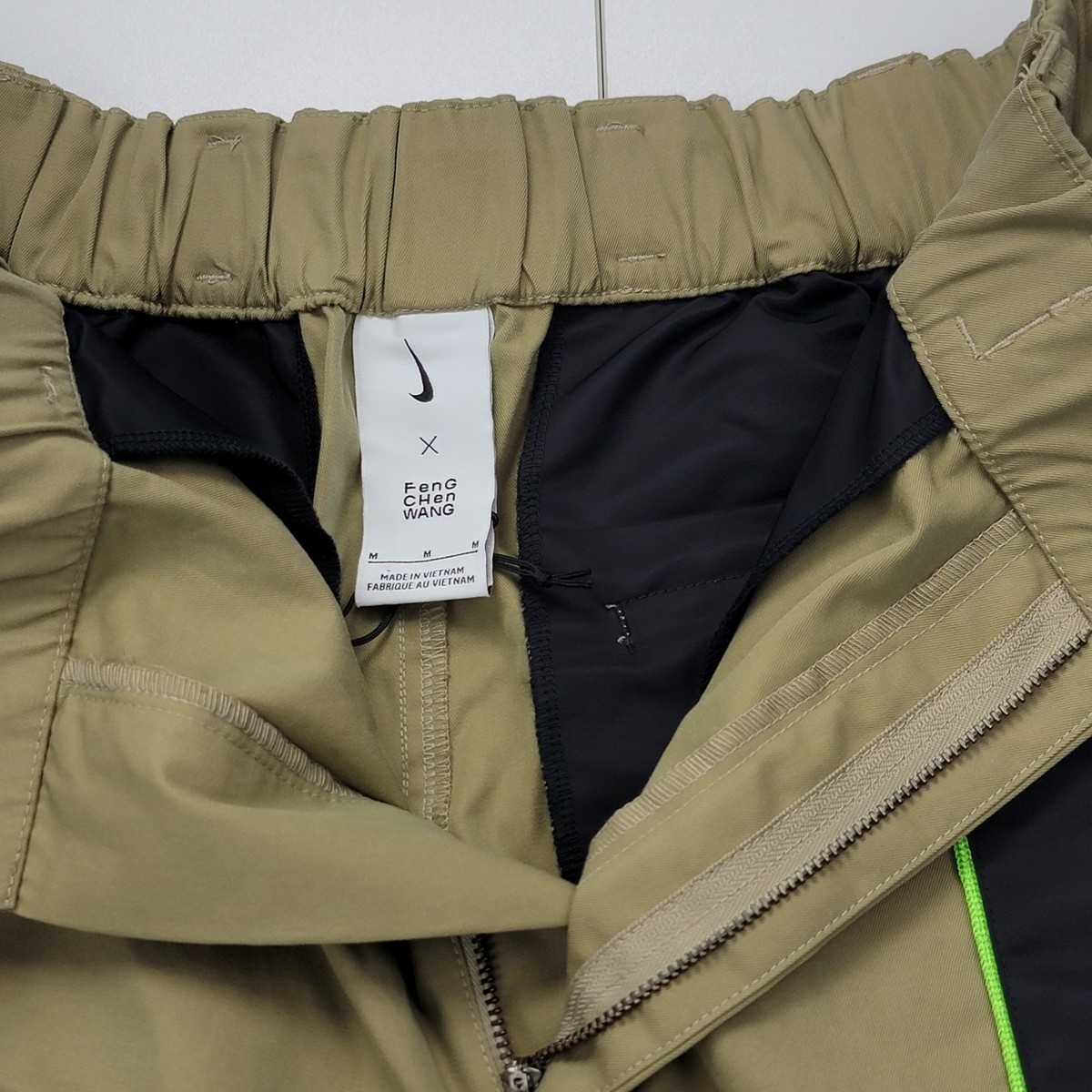 Nike x Feng Chen Wang Cargo Pants Khaki Short Adult Unisex Size M