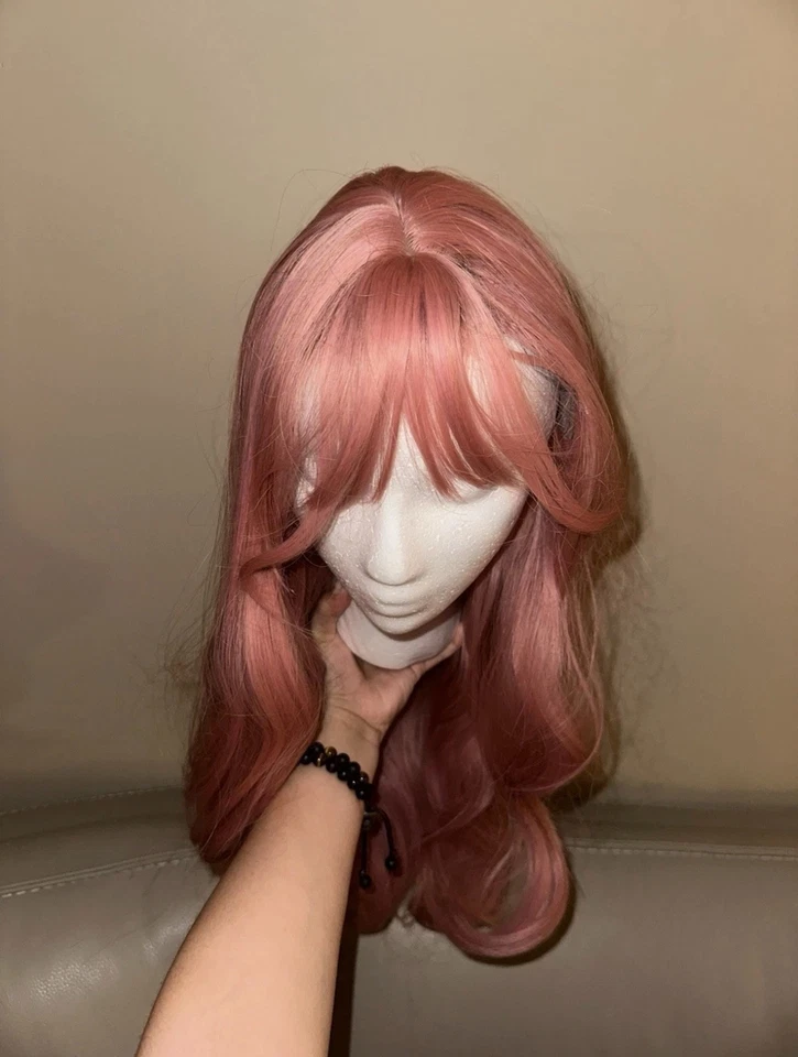 NEW - Pink Wavy Wig Cosplay Costume Anime Party, unused, mint condition - Image 2 of 3