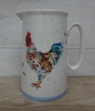 Country Cockerel ½ Litre Ceramic Jug.