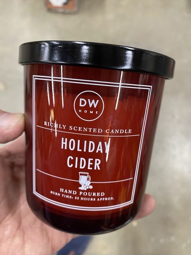 new DW Home Holiday Cider Hand Poured Richly Scented Candle 3.8 oz 108 g 24238 - Picture 1 of 4