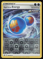 Rapid Strike Energy 140/163 Uncommon Battle Styles Pokemon Reverse Holo LP