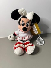 Disney Minnie Mouse Tennis Plush Doll Bean Bag Stuffed Animal Collectible Toy