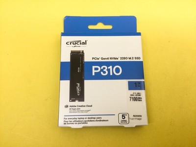 Crucial P310 1TB M.2 2280 NVMe PCIe 4.0 Internal SSD CT1000P310SSD8 New