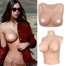 Silicone Breast Forms Breastplates C-G Fake Boobs For Crossdresser Drag Queen