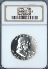 NGC 1962 proof 68 cameo 