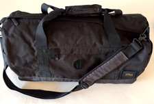 NIXON Pipes Duffle Bag-Black/Gray-Tough Canva...