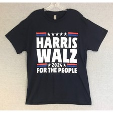 2024 Kamala Harris Walz Election T-shirt Adult Large 