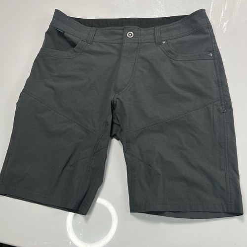 Kuhl 5230 Silencr Kargo Shorts Mens 34 Carbon Gray Cargo Ripstop Outdoor Hiking