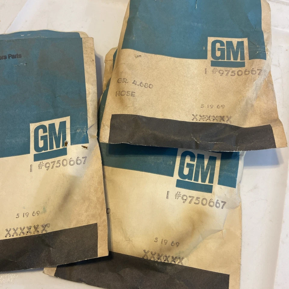 Mangueras de freno delanteras NOS GM 1965 Pontiac Bonneville Catalina 2+2 GP 9750667 Foto 2 de 4