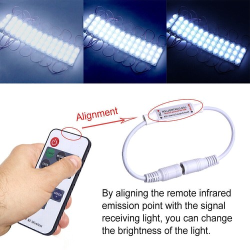 20pcs LED 5054 Module Strip Light For Window Store Front Sign+Plug supply+Remote - Picture 12 of 24