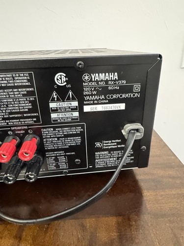 Yamaha RX-V379 5.1 Channel 4K Ultra HD AV Bluetooth Home Theater Stereo Receiver - Picture 9 of 16