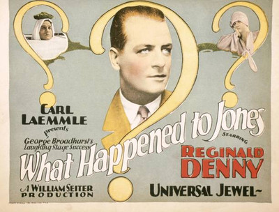 What Happened To Jones Us Lobby Card Reginald Denny 1926 Old Movie Photo