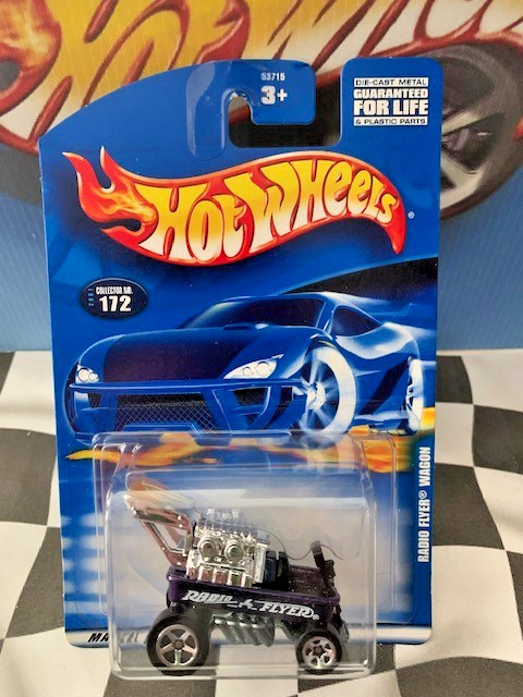Hot Wheels 2001 Mainline 172 Radio Flyer Wagon BLUE 5SP Malaysia