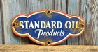Vintage Standard Oil Products Porcelain Metal Sign