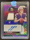 2024 Prizm JJ McCarthy Rookie Patch Auto RC Purple Power #42/49 Vikings