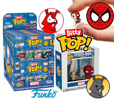 Spider-Man - Bitty Pop! Sortiert - Aussuchen - Funko Marvel MCU
