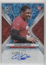 2019 Panini Spectra Rookie Neon Blue Prizm 3/99 Qadree Ollison #RA-QO Auto 0w8