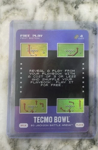 Bo Jackson battle arena Tecmo Bowl Bonus Plays Foil BPL5 “FREE PLAY”