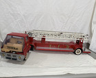 Vintage Tonka TFD Fire Truck Aerial Ladder Pressed Steel w/ all 3 Ladders — photo 2
