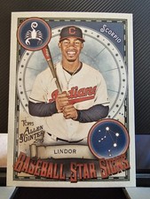2019 Topps Allen and Ginter Baseball Star Signs Insert #BSS-8 Francisco Lindor