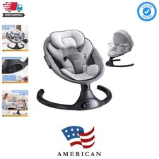 Baby Swing Infant Swing Electric Toddler Baby Rocker Portable for Newborn Boy...