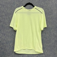 Nike Tech Rise Men's Running T-Shirt Sz M Running Lightweight Athletic Neon Volt