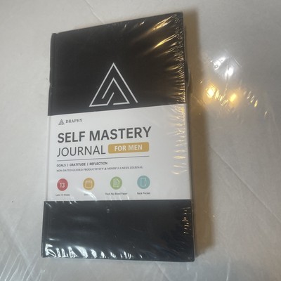 Self-Mastery Journal for Men -Goal/Gratitude/Reflection Productivity Journal
