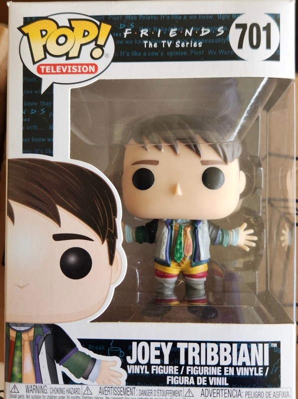 Funko Pop! Vinyl Figure: Friends Joey Tribbiani #701  *NOS READ*
