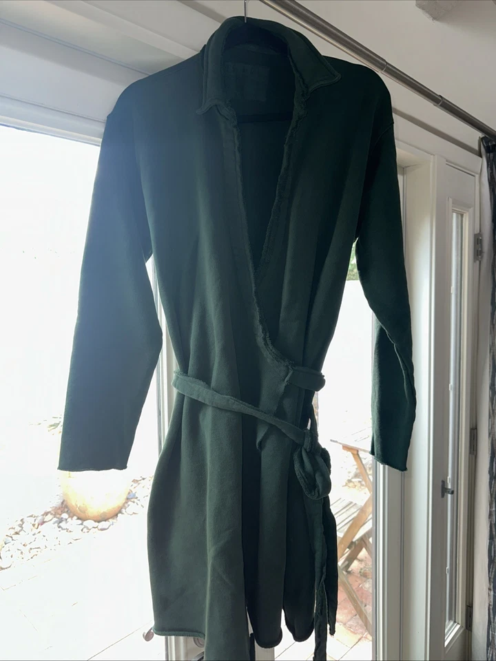 Frank & Eileen Willa Green Wrap Dress Triple Fleece Long Sleeve Sz XL - Image 2 of 3