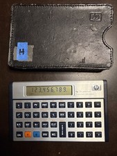 HP 12c Platinum Financial Calculator with Case Tested Working H