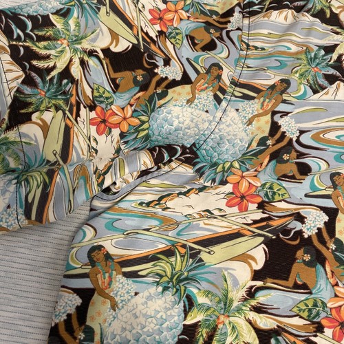 Tommy Bahama Coconut Point Hawaiihemd 3XLB Hula Mädchen Ananas Tencel - Bild 3 von 7