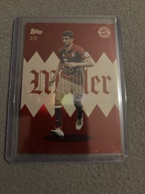 Topps Fc Bayern München Teamset 2025/26 Thomas Müller /5 Numbered